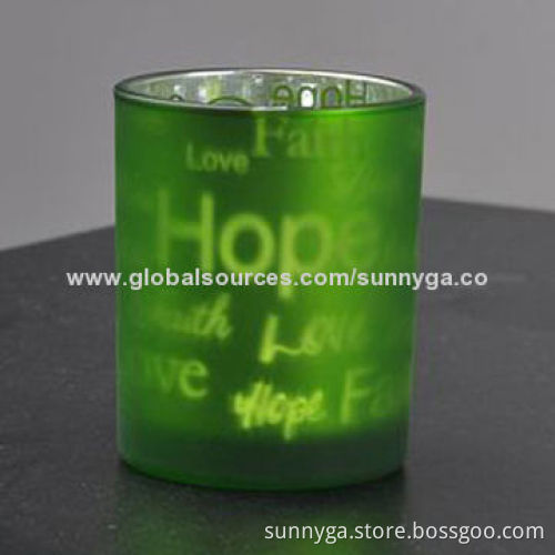 New Arrive Glass Candle Holder with 139mL Capacity